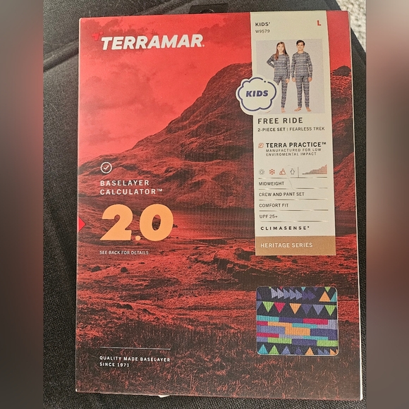 Terramar Kids Matching Set - Blue and Gray - Picture 1 of 2